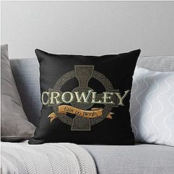 Crowley Irish Surname Gifts Throw Pillow