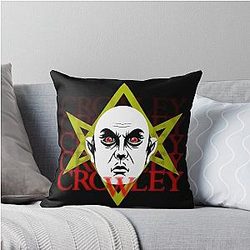 Aleister Crowley summoned Thoth Mastering Magick Defying Demons Throw Pillow