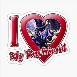 I love my boyfriend Crowley Sticker