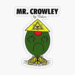 Mr. Crowley Sticker