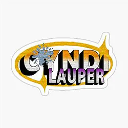 80s Cyndi Lauper Pop Art Sticker