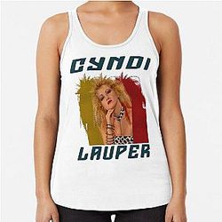 Art Cyndi Lauper Racerback Tank Top