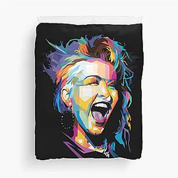 Art Cyndi Lauper Duvet Cover