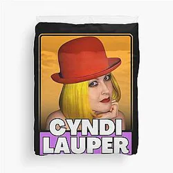 Art Cyndi Lauper Duvet Cover