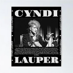 Art Cyndi Lauper Poster