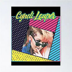 Art Cyndi Lauper Poster