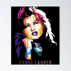 Art Cyndi Lauper Poster