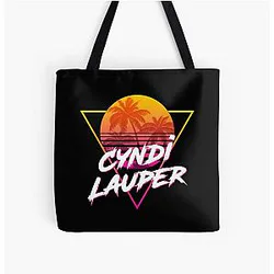 Art Cyndi Lauper All Over Print Tote Bag