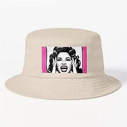 80s Cyndi Lauper Pop Art Bucket Hat