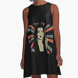 Art Cyndi Lauper A-Line Dress
