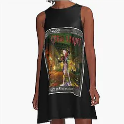 Art - Cyndi Lauper A-line Dress