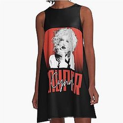 Art - Cyndi Lauper A Line Dress