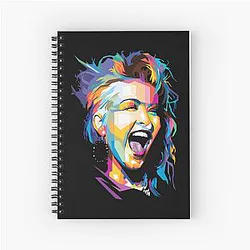 Art Cyndi Lauper Notebook