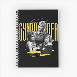 Art by Cyndi Lauper Spiral Notebook