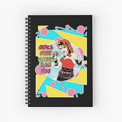 Art 
 Cyndi Lauper Spiral Notebook