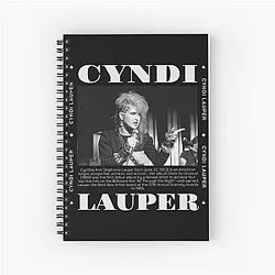 Art by Cyndi Lauper Spiral Notebook