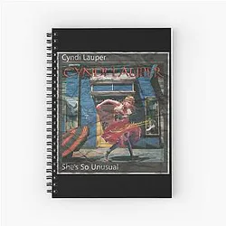 Art Cyndi Lauper Notebook