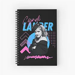 Art Cyndi Lauper Spiral Notebook