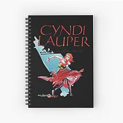 Art - Cyndi Lauper Spiral Notebook