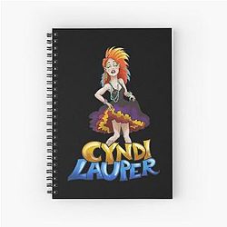 Art - Cyndi Lauper Spiral Notebook