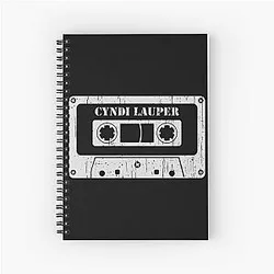 Art Cyndi Lauper Spiral Notebook