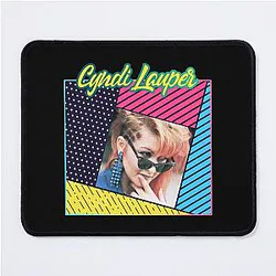 Art Cyndi Lauper Mouse Pad