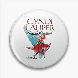 Vintage Cyndi Lauper Pin Set
