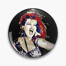 80s Cyndi Lauper Art Pin