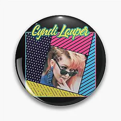 Cyndi Lauper Retro Pin