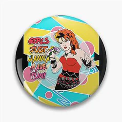 Art Cyndi Lauper Pin
