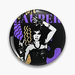 Art and Cyndi Lauper Pin