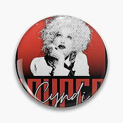 Art Cyndi Lauper Pin