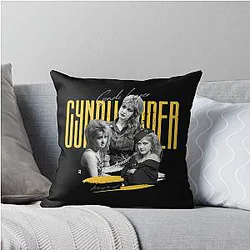 Art Cyndi Lauper Throw Pillow