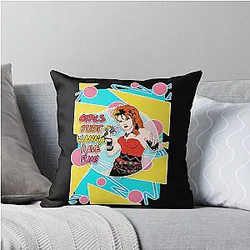 Art by Cyndi Lauper Throw Pillow