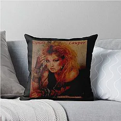 Art Cyndi Lauper Throw Pillow