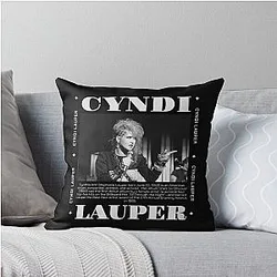 Art Cyndi Lauper Throw Pillow