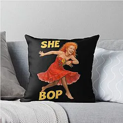 Art by Cyndi Lauper Throw Pillow