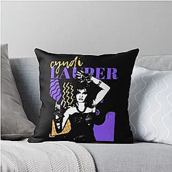 Art Cyndi Lauper Throw Pillow
