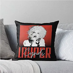 Art Cyndi Lauper Throw Pillow
