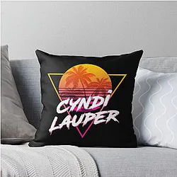 Art by Cyndi Lauper Throw Pillow