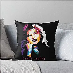 Cyndi Lauper Throw Pillow