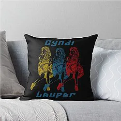 Art by Cyndi Lauper Throw Pillow