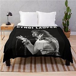 Art Cyndi Lauper Throw Blanket