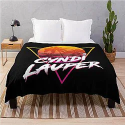 Art Cyndi Lauper Throw Blanket