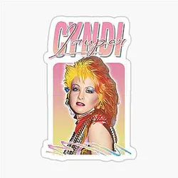 80s Cyndi Lauper Pop Art Sticker