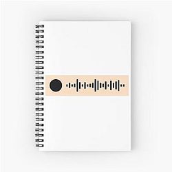 Here With Me by D4vd Spiral Notebook