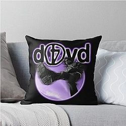 Vintage Grunge Style Dvd Throw Pillow