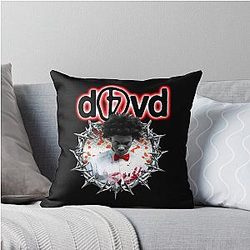 Framed D4vd Throw Pillow