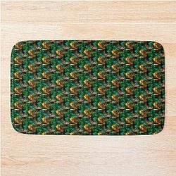 Vintage Grunge Style Bath Mat