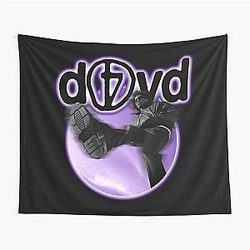 Vintage Grunge Style Dvd Tapestry